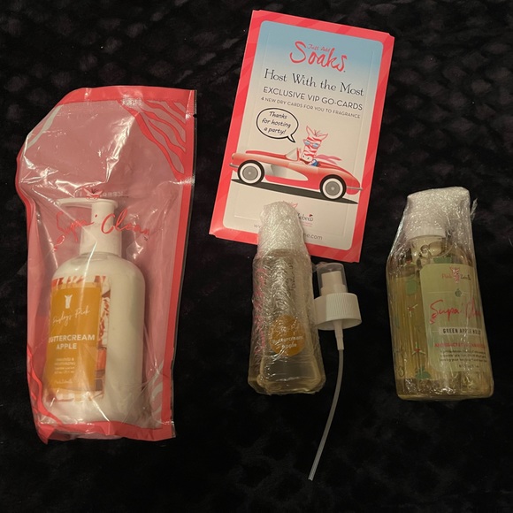 Pink Zebra Other Copy Pink Zebra Soak Lotion Go Card Sanitizer